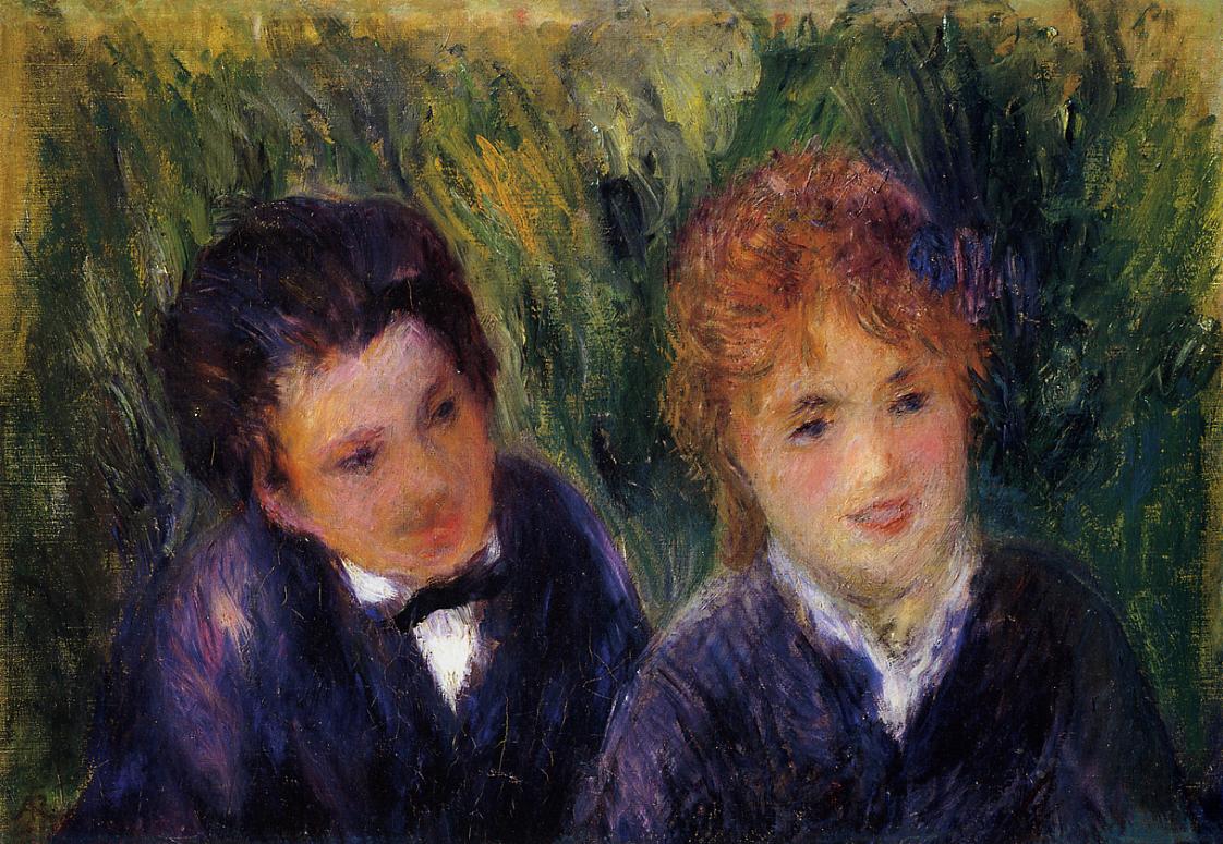 Young man and young woman 1876